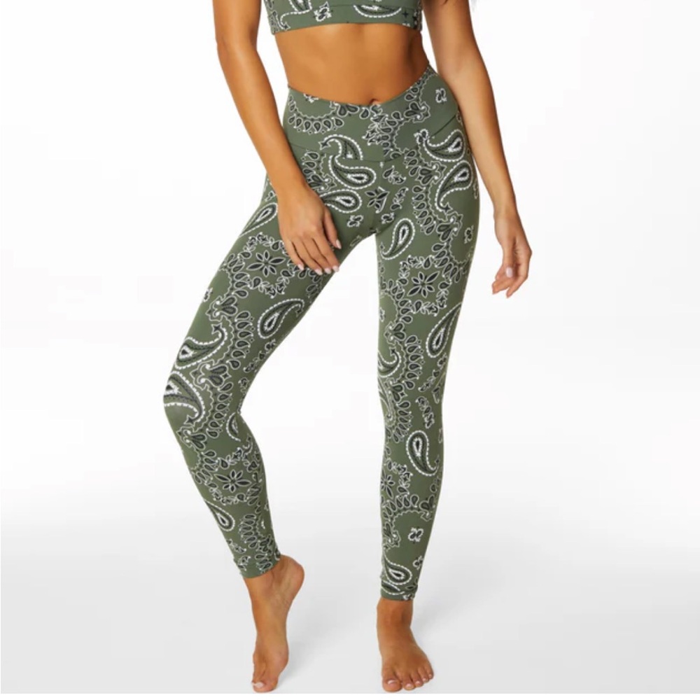 BootyByBrabants Bandana Leggings- Evergreen